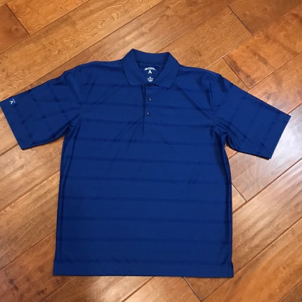 Antigua Brand Royal Blue Golf Polo size Medium